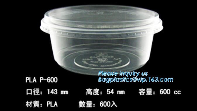 disposable cornstarch convenience takeaway plastic food bowl,BPA free bamboo fiber plastic food bowl with FDA, fast food