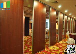 China Wooden Surface Folding Partiion Walls , Operable Partition Walls wholesale