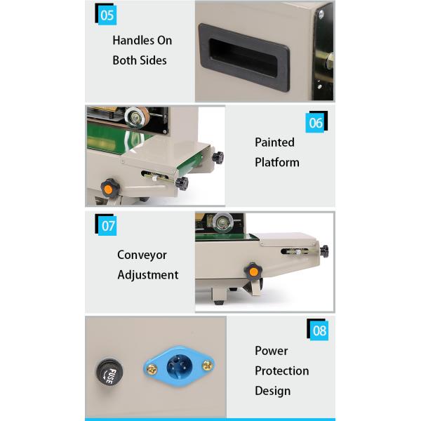 Plastic Bag Automatic Continuous Sealing Machine Electric Easy To Operate