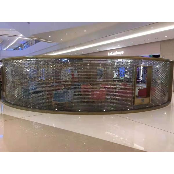 Mirror Effect Antiskid 80mm Glass Bathroom Window Blocks