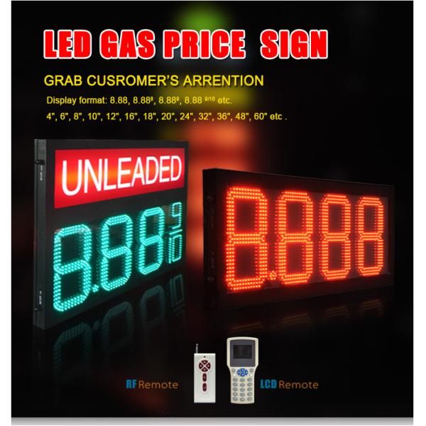 7 Segment Display Board Module Panel Numeric Board For Gas Stations Display Epistar Chip