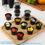 Portion Cups With Lids, Mini Containers For Portion Controll, Jello Shots, Meal