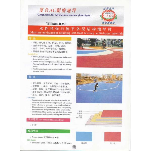 Customized Waterproof Water Resistant Floor Paint Water Based Epoxy 3D Floor Paint