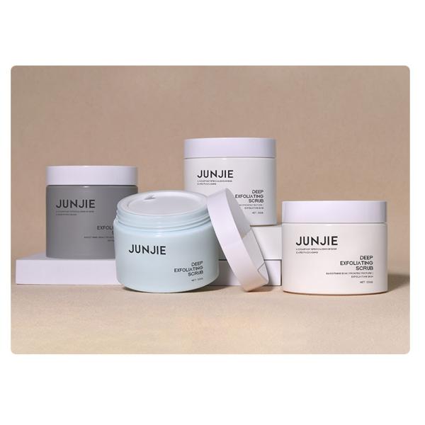 Eco Friendly Plastic Jars 80g 100g 120g 200g Empty Body Butter Containers