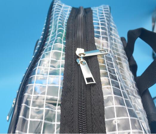Shoulder Strap Clear PVC Zipper Cleanroom Tool Bag
