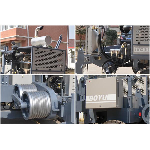 German Rexroth Pump Transmission Line 60kn Hydraulic Puller Machine