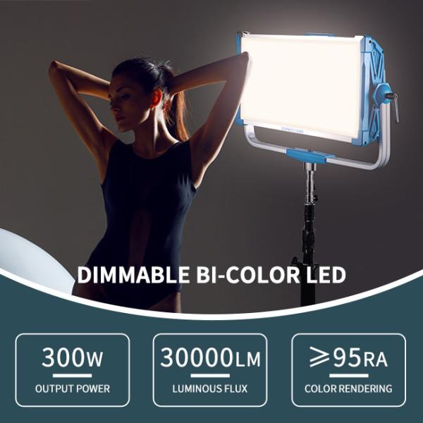 300W LED Soft Video Studio Photo Lights Panel Dual Color Temperature 10 photographic Lighting Effects 3200K 5500K