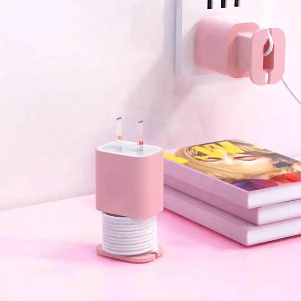 Anti Break Electronics Silicone Case Charger Protector Nontoxic Reusable