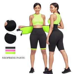China Women's Waist Trainer Neoprene Body Shaper Shorts with Tummy Control and Sauna Effect wholesale
