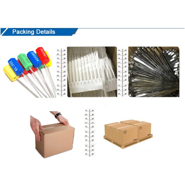 High Security Cable Plastic Seal /Mechanical Seal Supplier Price of plastic seal lock