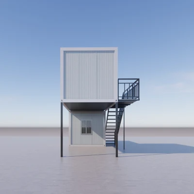 Modern Steel Door Customized Prefab House Maison For Customization