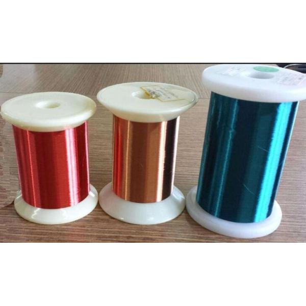UEW / Nylon Dual Film Solderable Enamelled Wire Copper Magnet Wire For Generators