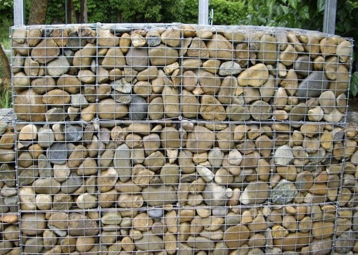 China 3x1x1m Gabion Baskets 60x80mm Mesh 380-550N/mm2 Tensile Strength wholesale