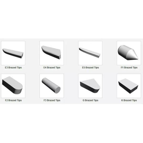 Blank Or Finished Tungsten Carbide Tip Inserts ISO Standard Good Wear Resistance