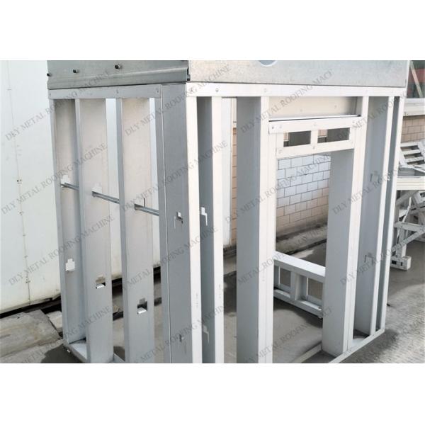 Plc C Purlin Roll Forming Machine Automatic Hydraulic Cutting 15kw