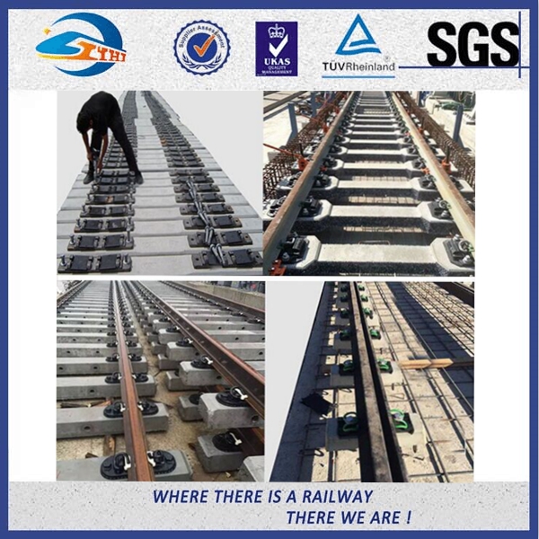 Rail Fastening System E Type Railroad Clamp Elastic Rail Clip