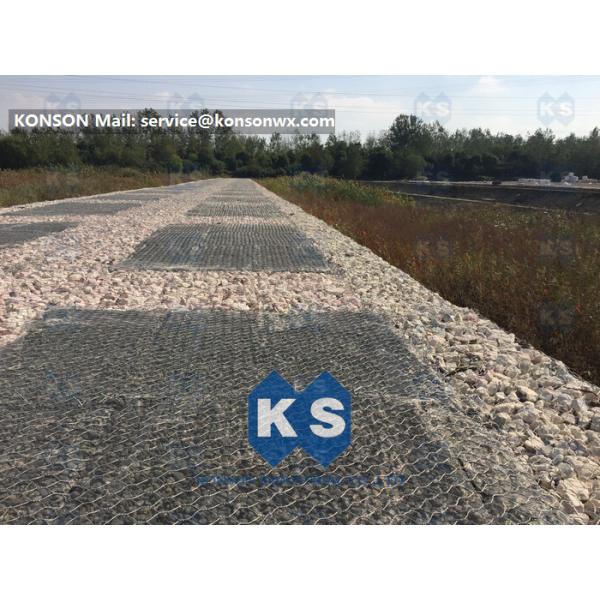 Zinc And Pvc Coated Fully Automatic Hexagonal Wire Netting Machine / Gabion Mesh Machine