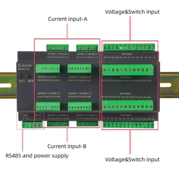 Acrel AMC16-FAK48 3 Phase Branch Circuit Monitoring Module For IDC Multicircuit Ac Monitoring Device For Data Center