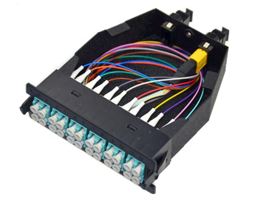 MPO Trunk Fiber Optic Cable Accessories Patch Cord 8 12 24 Cores MM OM4