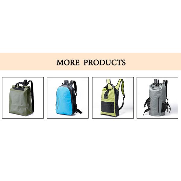 Foldable PVC Ironman Transition Backpack Waterproof Dia 25*66cm 25L