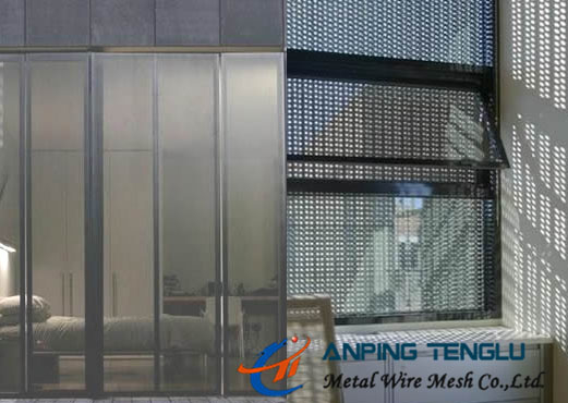 Decoration 8.0mm Thick Aluminum Perforated Mesh With High Strength