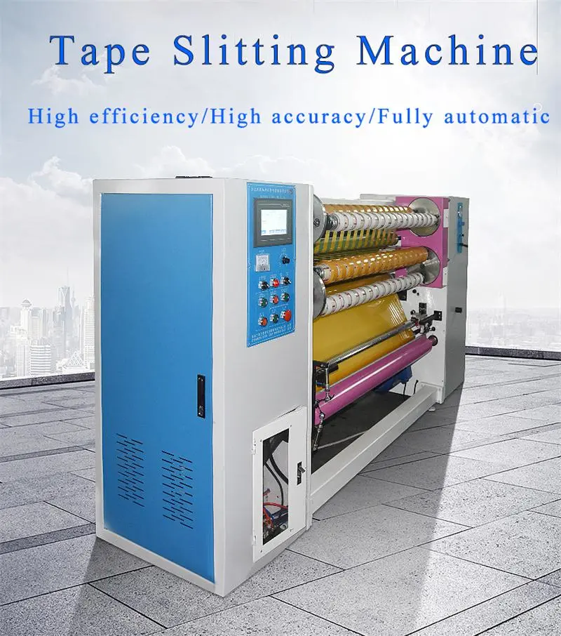 BOPP Printed Tape Jumbo Roll Slitting Machine