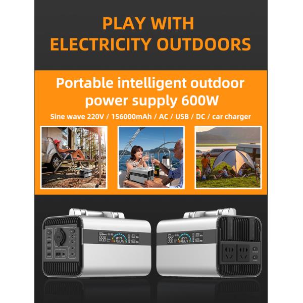 Emergency 600w Portable Solar Power Generator PWM Controller
