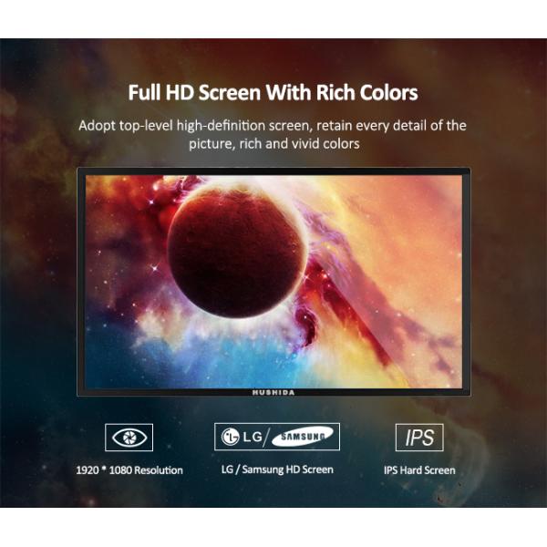 Full HD LCD Panel Touch Screen Monitor Query 7ms Response Time For Advertising