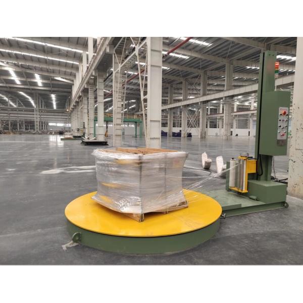 Fully Automatic Pallet Wrapper Remote Control Pallet Packing Machine With Scale 2100mm
