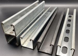 China Pregalvanized Plain Slotted 1 58x1 58 Custom Unistrut Channel wholesale