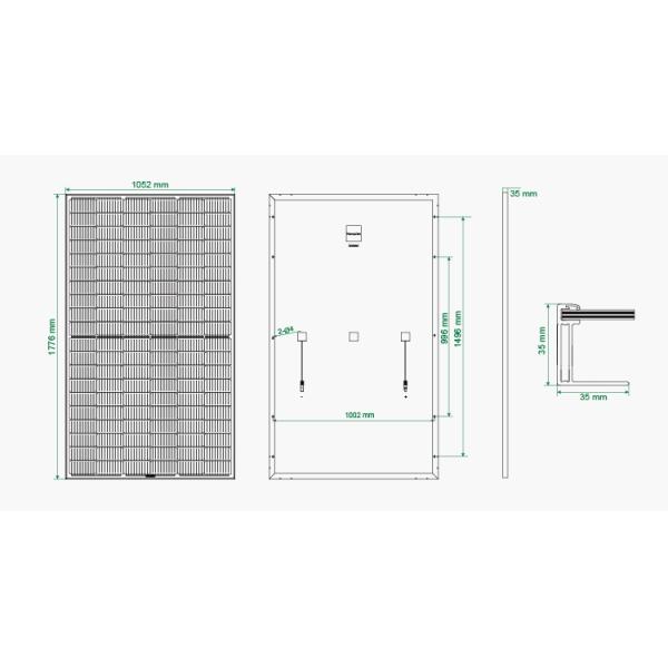 500W 300W Solar Panel Monocrystalline Solar Panel Photovoltaic Power Generation System Charging Panel 12V 18V Household