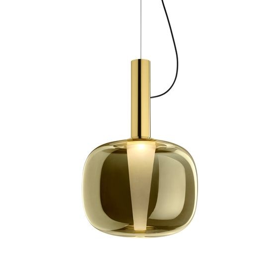 lampara rose golden shinny golden chrome sliver decorative glass pendant light for restaurant