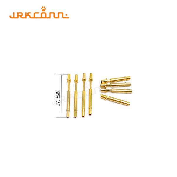 Female Brass Signal Power Plug Pin Spring Loaded Pin For Connector