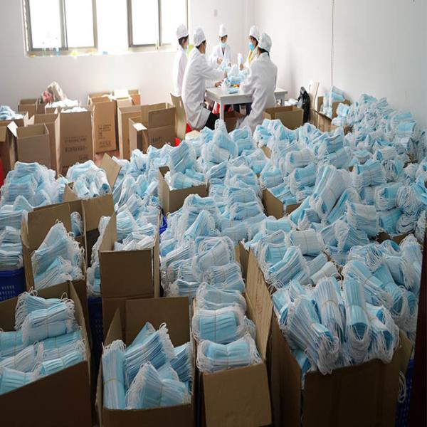 Melt Blown Non Woven Fabric Face Mask High Bacterial Particle Filtration