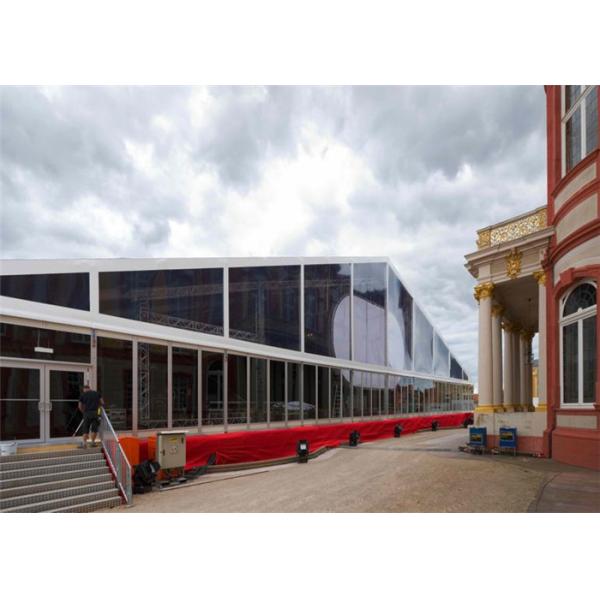 Outdoor Large Party Event Tents With Water Proof Clear Glass Wall 10m * 20m