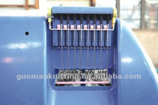 Hand Driven Jacquard Sweater 3G Placket Machine