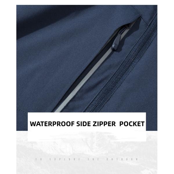 Custom Hand Pockets Turn Down Collar Zip Up Lined Front Durable Chino Twill Cotton Workwear Heavy Cotton Work Jacket for Men