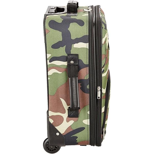 Combination Lock Softside Upright EVA Trolley Luggage