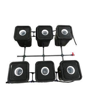 China Hydro Grower 6 Bucket Hydroponic System Marijuana Aeroponic Bucket wholesale