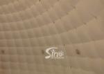 50 people 10 mts white giant inflatable igloo dome tent with entrance tunnel