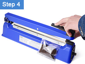 16 Inch Impulse Bag Sealer, Manual Poly Bag Sealing Machine W/Adjustable Timer Electric Heat Seal Closer