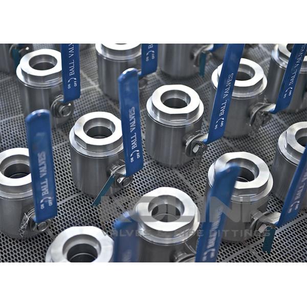 Forged Steel 2-Piece Ball Valve Socket Weld Class 800