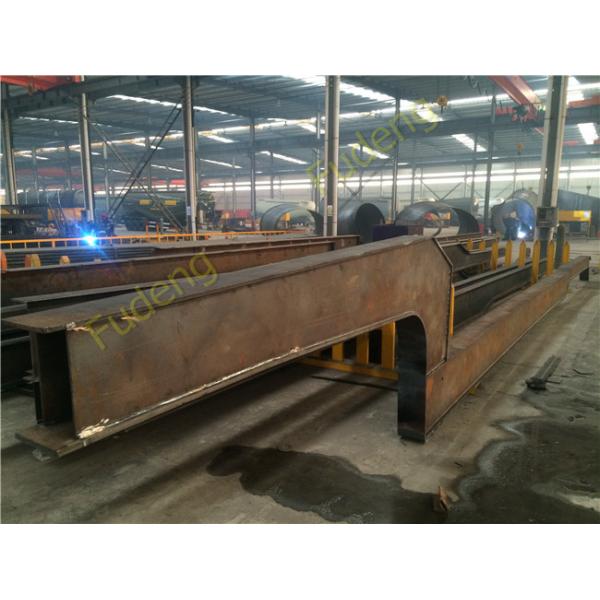 Transport Heavy Large Machine Low Flatbed Trailer , 45 Ton - 55 Ton Low Bed Trailer