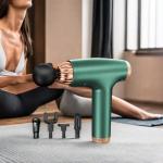 3 Modes Deep Tissue Massage Gun With Replaceable Battery 2500mah