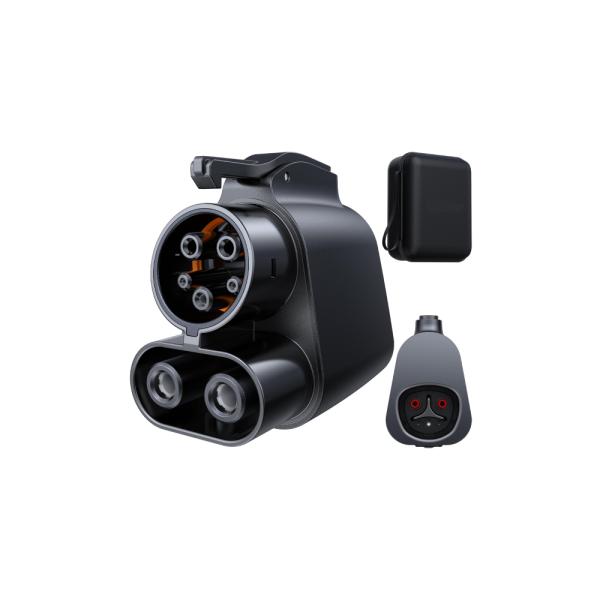 Fast Charging NACS To CCS1 EV Adapter Connector For Tesla Superchargers