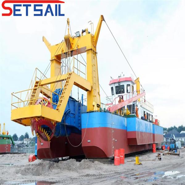 Diesel Power Type Cutter Suction Hydrocyclone Set Sail Hydraulic Dredger