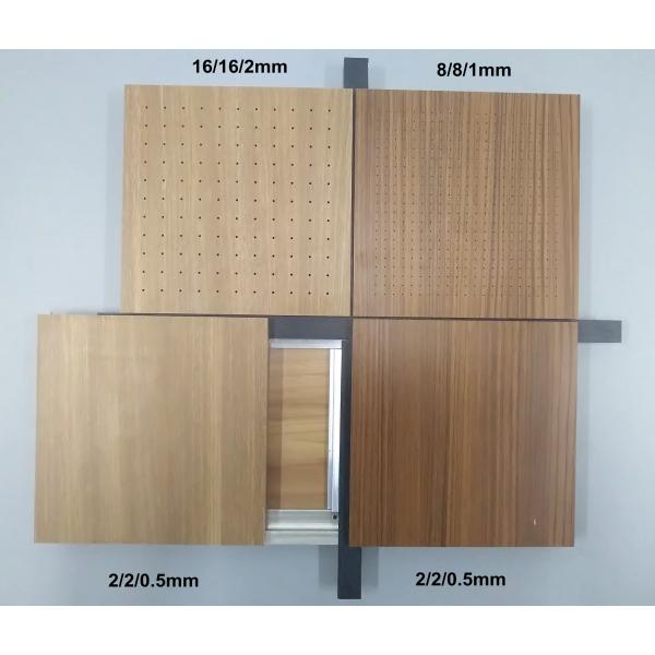 Offfice Ceiling Tiles 2/2/0.5mm NANO Microperforated Sound Absorption Acoustic Board