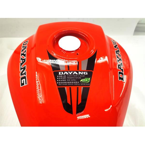 3rd Oil Fuel Tank Level Gauge For Steel Tricycle Scooter Orange