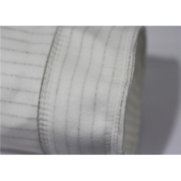 Industrial Felt Dust Collector Bags Excellent Hydrolysis Stability Singed Finished