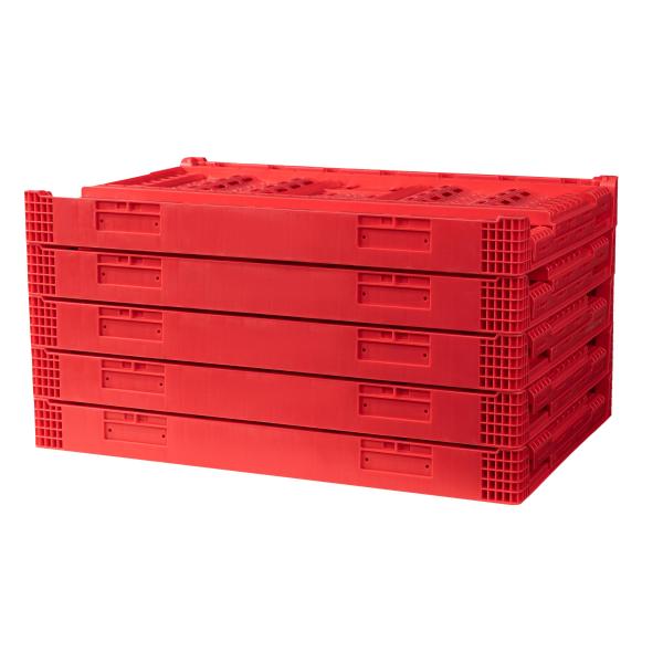 Customized Logo Foldable Toy Storage Basket Collapsible Mesh Crate for Easy Transport